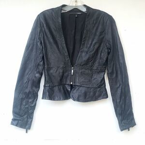 Anna Catherine Lambskin Soft Leather Jacket 4